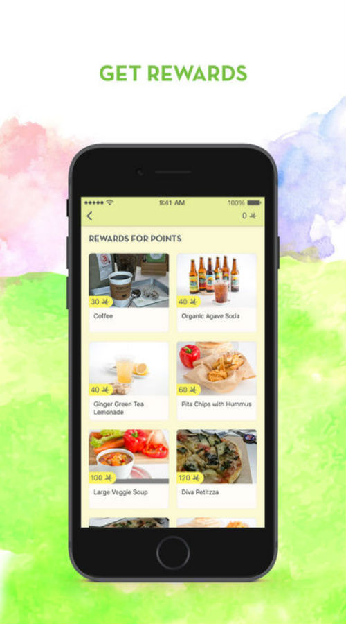Mama Gaia mobile loyalty app screenshot 1